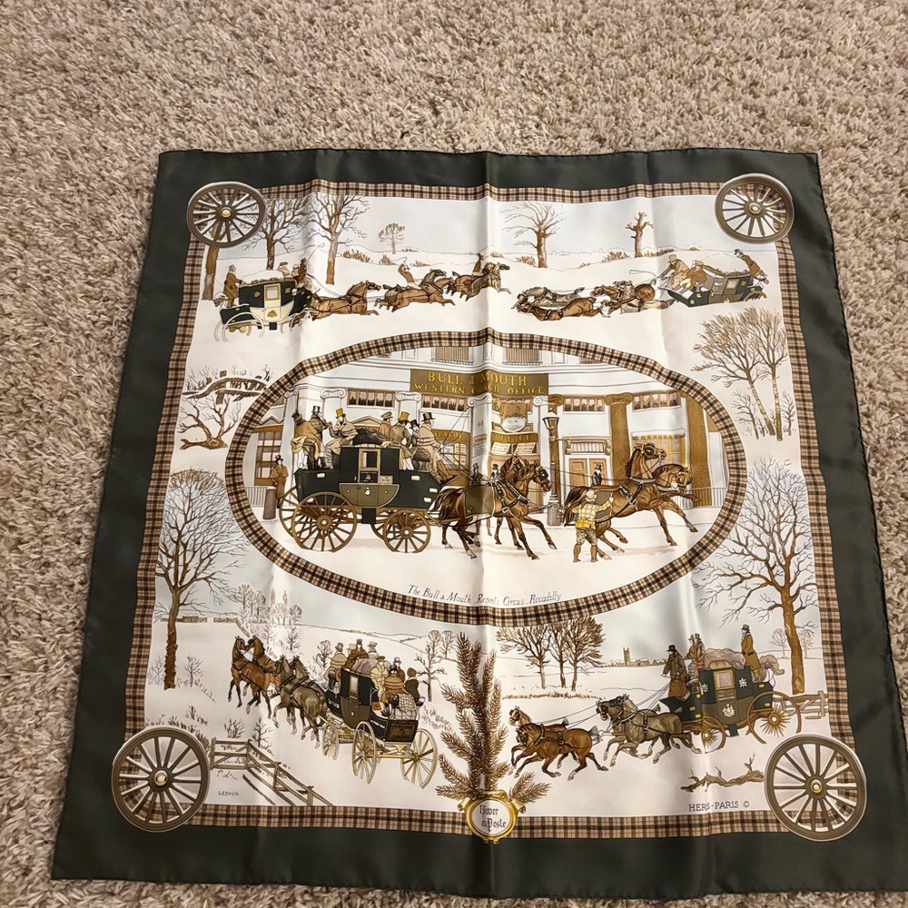 Hermes Authentic Silk Scarf - Picture 11 of 16